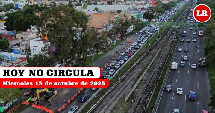 Hoy No Circula miércoles 15 de octubre 2025: qué autos y placas descansan en CDMX y Edomex