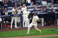 Brewers’ Chourio leaves NLDS Game 1 with hamstring injury after getting 3 hits in first 2 innings
