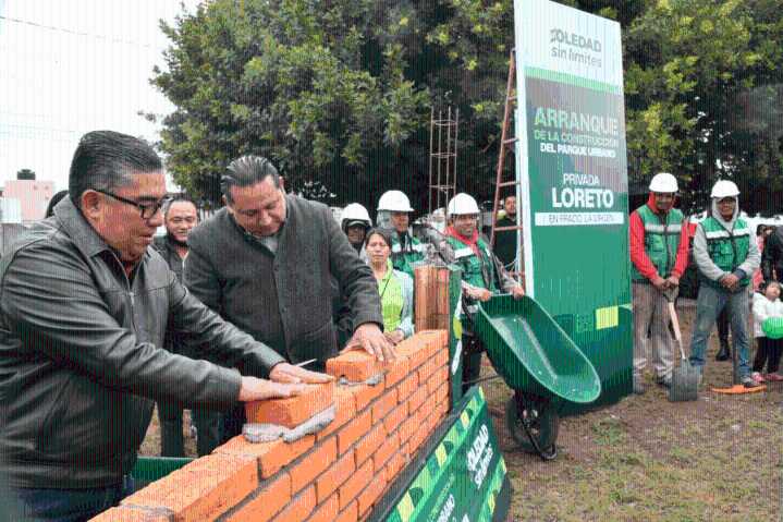 Navarro arranca construcción de Parque Urbano en el fraccionamiento La Virgen
