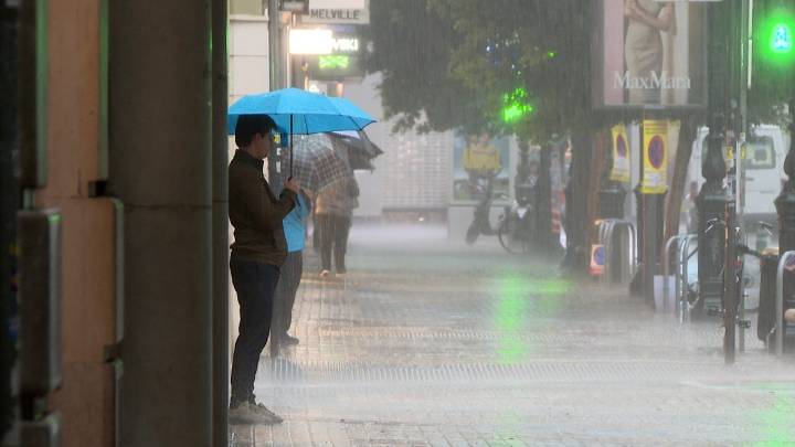 Lluvias y hasta granizo activan el aviso amarillo este jueves en el interior de la provincia de Valencia