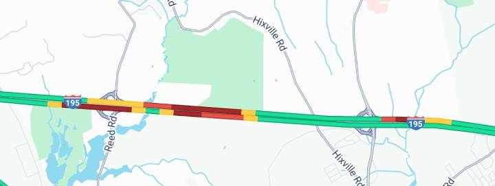 Plane crash causing delays on I