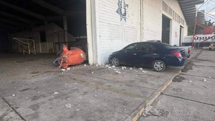 Con un dron lanzan artefacto explosivo sobre la Secretaría de Seguridad Pública de Escuinapa