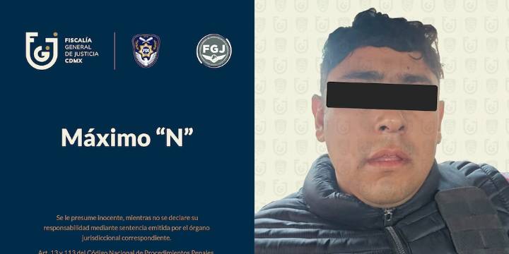 Detienen a Máximo “N” por su presunta relación con el feminicidio de la cantante Yrma Lydya en CDMX