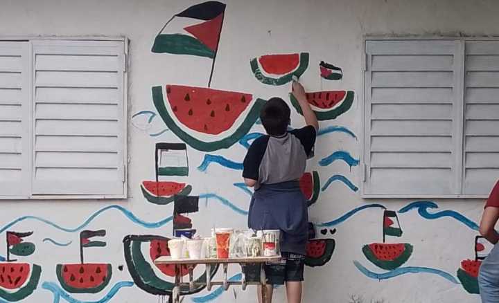 Jornada en el Desayunador de Villa Germinal sobre el genocidio en Palestina