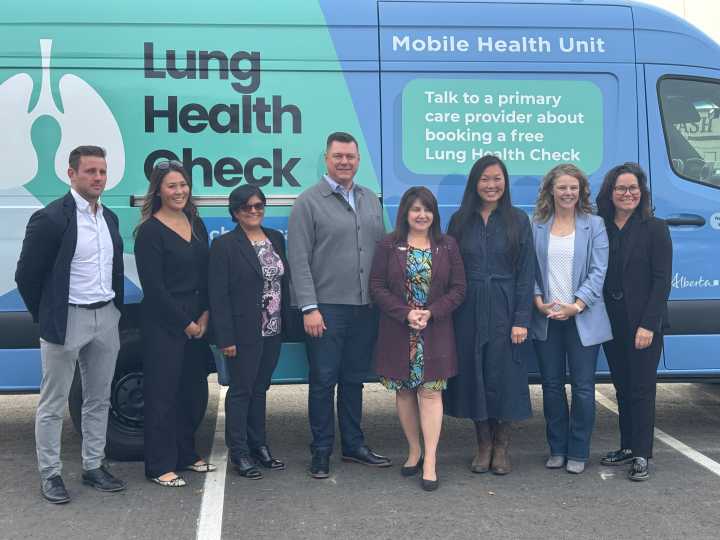 New mobile clinic brings free lung testing to central Alberta