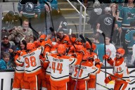 Ducks rally in OT to stun Sharks