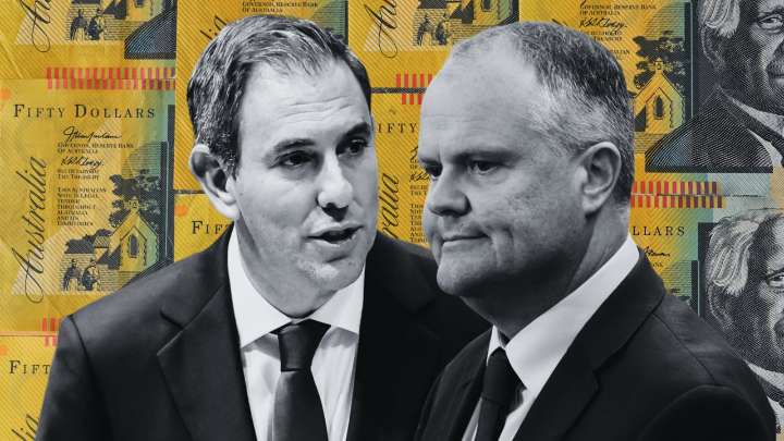 Treasurer Jim Chalmers and shadow treasurer Ted O’Brien clash over state of economy as just seven per cent of Australians notice improvement