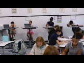 Mangrove Bay Middle School uses movement to enhance academics and wellness