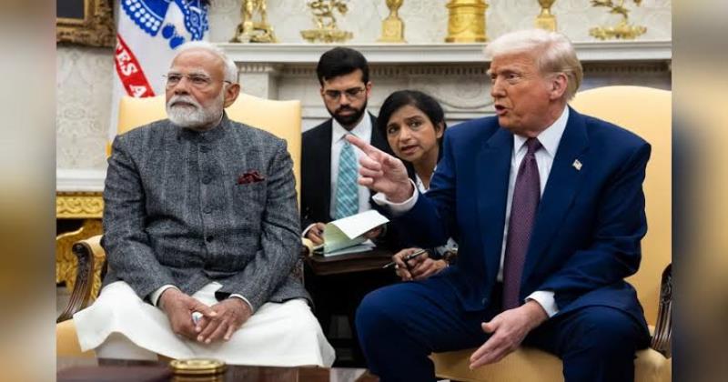 Trump praises Modi as “tough as hell,” repeats claim of brokering India