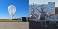 VIDEO: Giant NASA balloon surprises rural Texas farm town