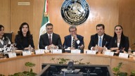 Omar García Harfuch comparece en privado ante la Jucopo en la Cámara de Diputados