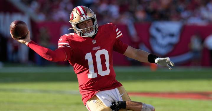 49ers' Purdy out for 3rd straight game, Mac Jones to start against Falcons