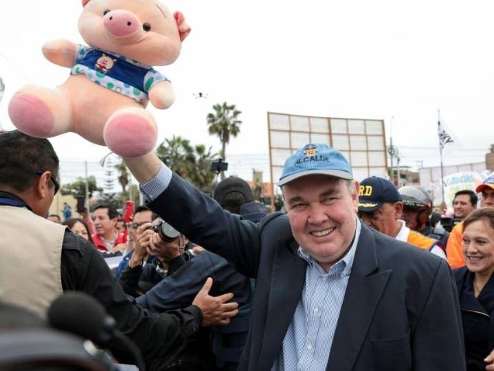 'Porky,' the Peru presidential hopeful vowing 'war' on gangs