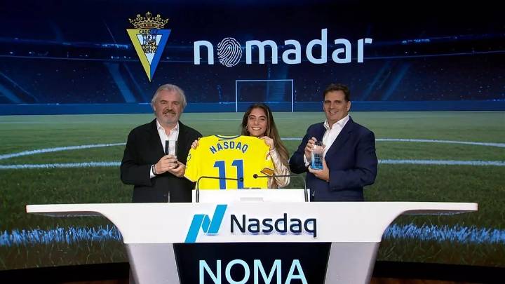 CÁDIZ DEBUT NASDAQ | Nomadar, la filial tecnológica del Cádiz, da el salto al Nasdaq y se dispara casi un 30% en su debut