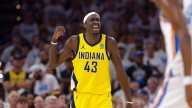 Watch: Pacers' Pascal Siakam warms up prior to season opener with the Thunder