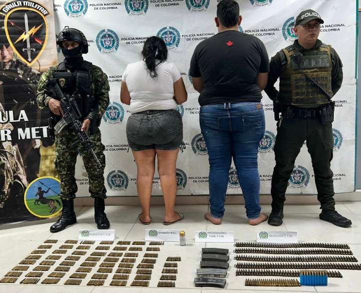 Capturados dos ciudadanos por porte ilegal de armas de fuego
