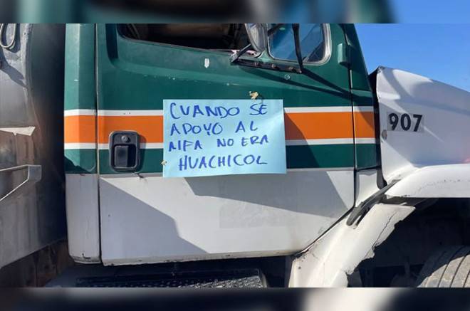 Cierran la México-Pachuca por protesta de ejidatarios