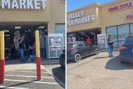 Pisa el acelerador en vez del freno y se estrella contra tienda en El Paso