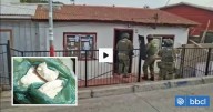 Tres detenidos tras allanamientos en dos viviendas de Lirquén por venta de drogas