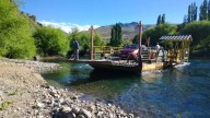 Realizan tareas de mantenimiento en la Balsa Villa Llanquín