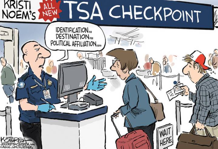 Editorial cartoon for October 18, 2025