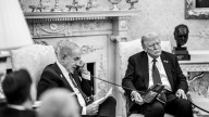 US President Donald Trump Holds Phone As Israeli Prime Minister Netanyahu Reads Apology To Qatari Leadership, White House Releases Pictures