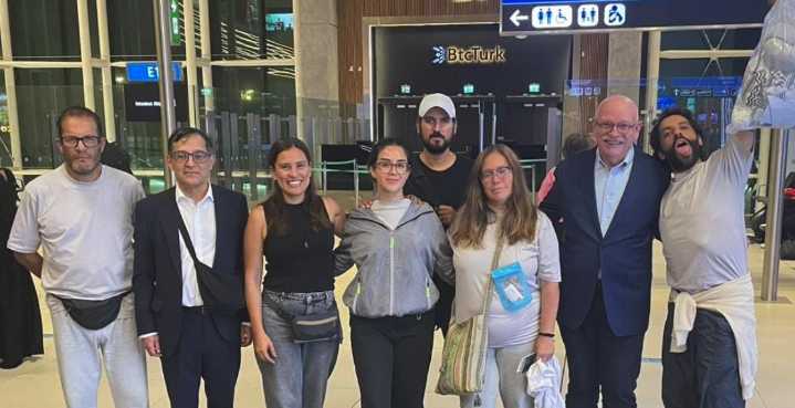 Mexicanos de Flotilla Sumud están en Estambul, rumbo a casa: SRE
