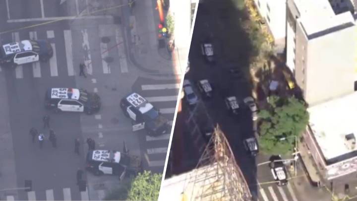 LAPD officer involved in shooting in downtown Los Angeles