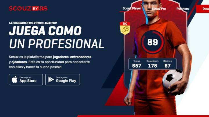 Scouz by AS llega a México y el sueño de ser futbolista está a un clic