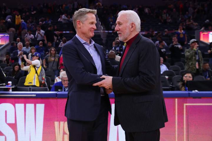 Steve Kerr calls Gregg Popovich a 'pioneer' of NBA load management