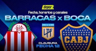 Canal de TV y dónde ver Boca vs. Barracas: horarios del partido