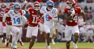 For a moment, Xavier Robinson put OU's offense on his back against No. 8 Ole Miss