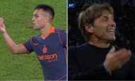 Inter cayó ante Nápoli y Lautaro Martínez tuvo un cruce con el DT del rival