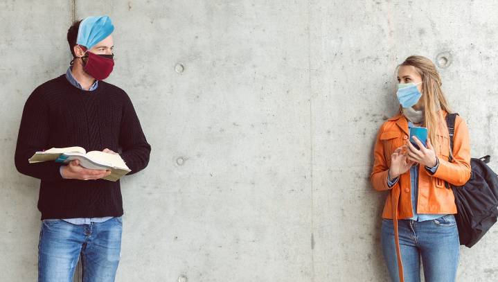 Triple-Masker Looks Down On People Who Only Double Mask