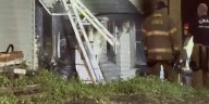 Scene video: Fire crews called after flames erupt at South Omaha house