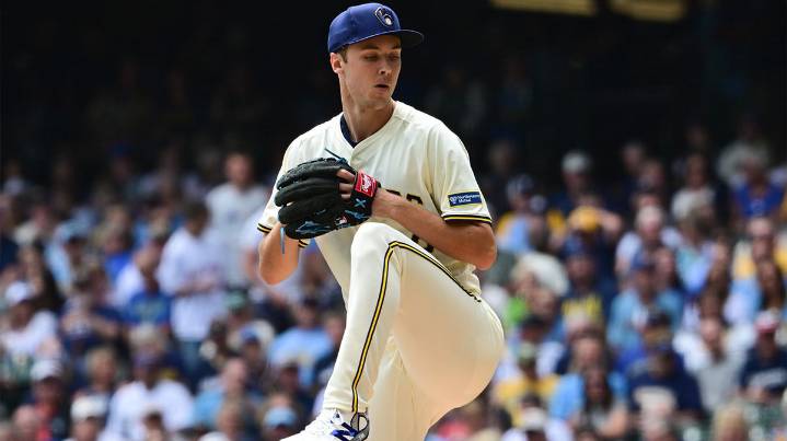 Brewers pitcher Jacob Misiorowski throws absurd first MLB postseason pitch