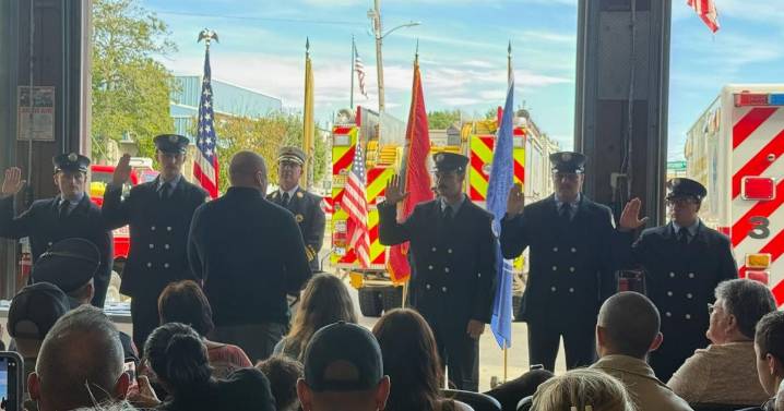 GALLERY: 5 firefighters sworn in as members of the Wildwood Fire Department