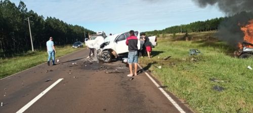 Choque entre camionetas en Ituzaingó causa conmoción en la región