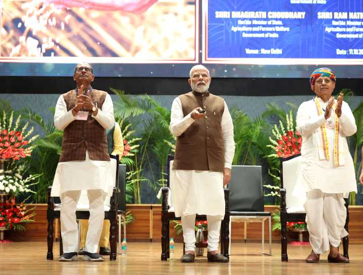 PM launches two major schemes in the agriculture sector with an outlay of Rs 35,440 crore