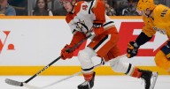 Ducks rookie Beckett Sennecke picks up his third goal of the season in 5