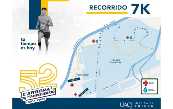Realiza hoy la UACJ Carrera del 52 Aniversario