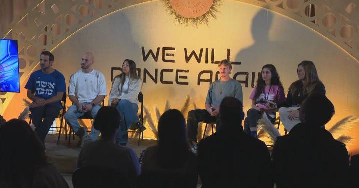 Survivors of Nova Music Festival attack gather at Boston exhibit to celebrate hostage release