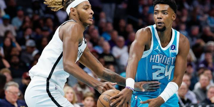 Brandon Miller scores 25 in return as Hornets beat Nets 136