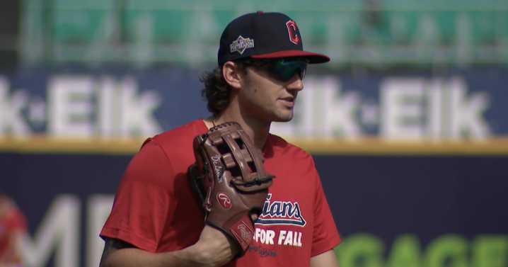 Chase DeLauter no longer playing in Arizona Fall League, replaced on roster by Joe Lampe
