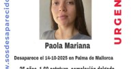 Las claves de la desaparición de Paola Mariana Lens en Palma