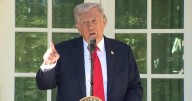 Trump rallies Republicans in newly refurbished Rose Garden Club as shutdown enters week four