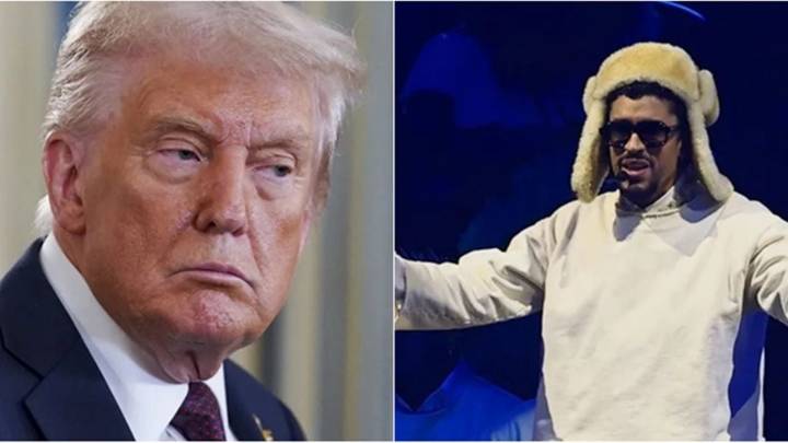 "Nunca he oído hablar de él", Trump arremete contra NFL por incluir a Bad Bunny en el Super Bowl