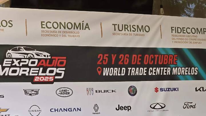 Expo Auto Morelos 2025 reunirá 34 marcas de autos en el WTC de Xochitepec