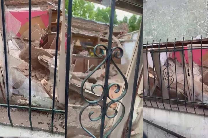 Una familia santarroseña pide ayuda por un derrumbe en su vivienda