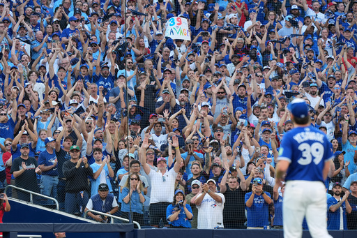 Yesavage sets Blue Jays postseason record by fanning 11 in 5 1/3 no-hit innings